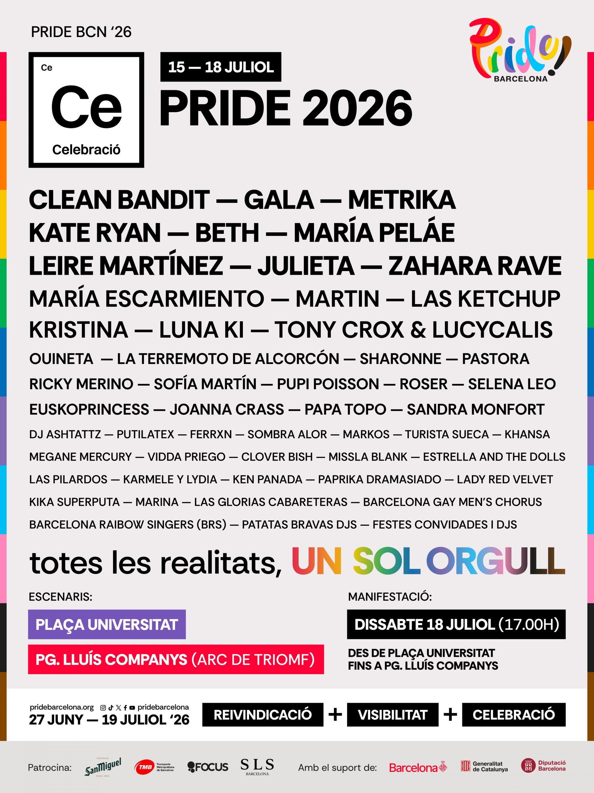 cartel pride barcelona 2026